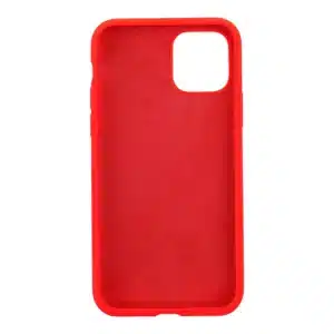 iPhone 11 Pro Back Cover Silicone Case, Ruby Red