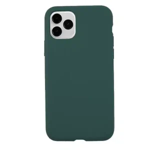iPhone 11 Pro Back Cover Silicone Case, Dark Green