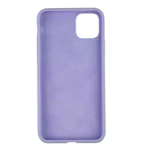 iPhone 11 Pro Max Back Cover Silicone Case, Bright Purple